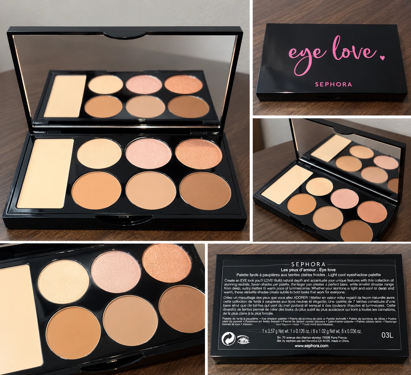 Sephora Eye Love Eyeshadow Palette – Neutral Shades