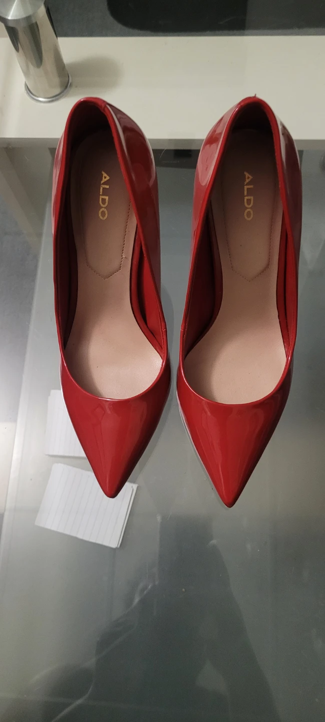 ALDO Red Patent Stiletto Heels - photo 3