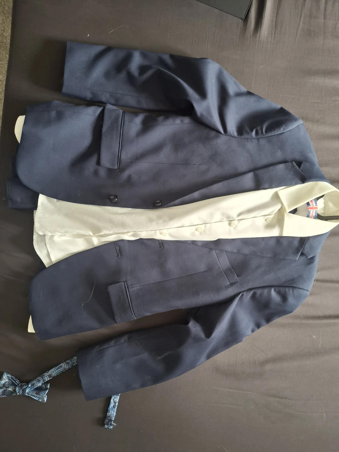 Boys Navy Suit Set