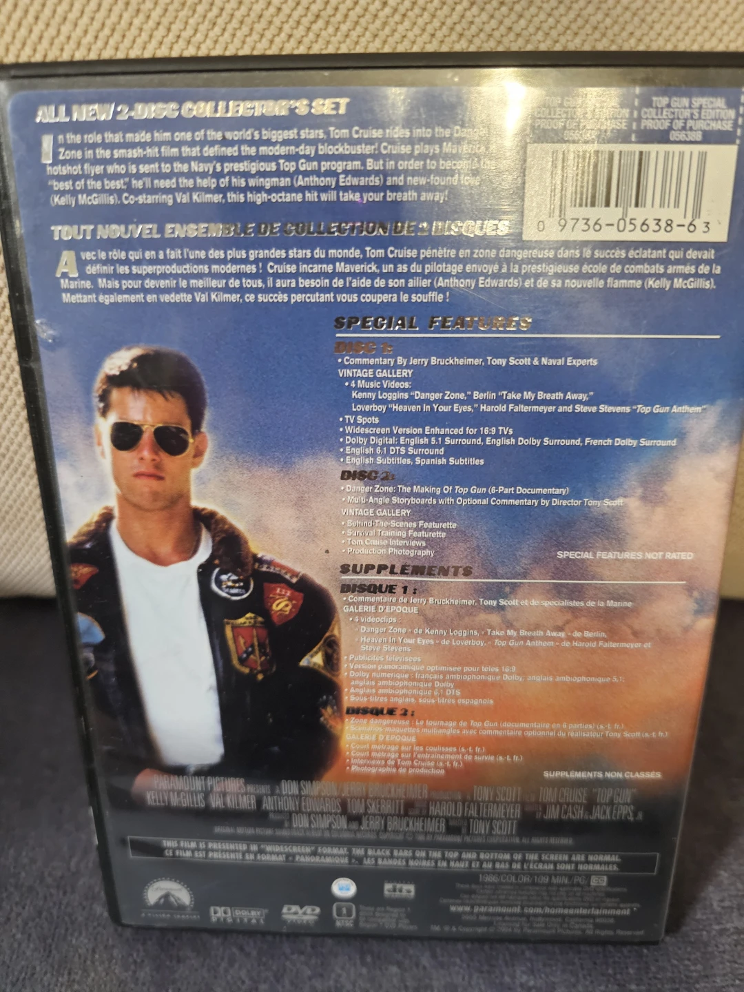 Top Gun Special Collector's Edition 2-Disc DVD Set - photo 2