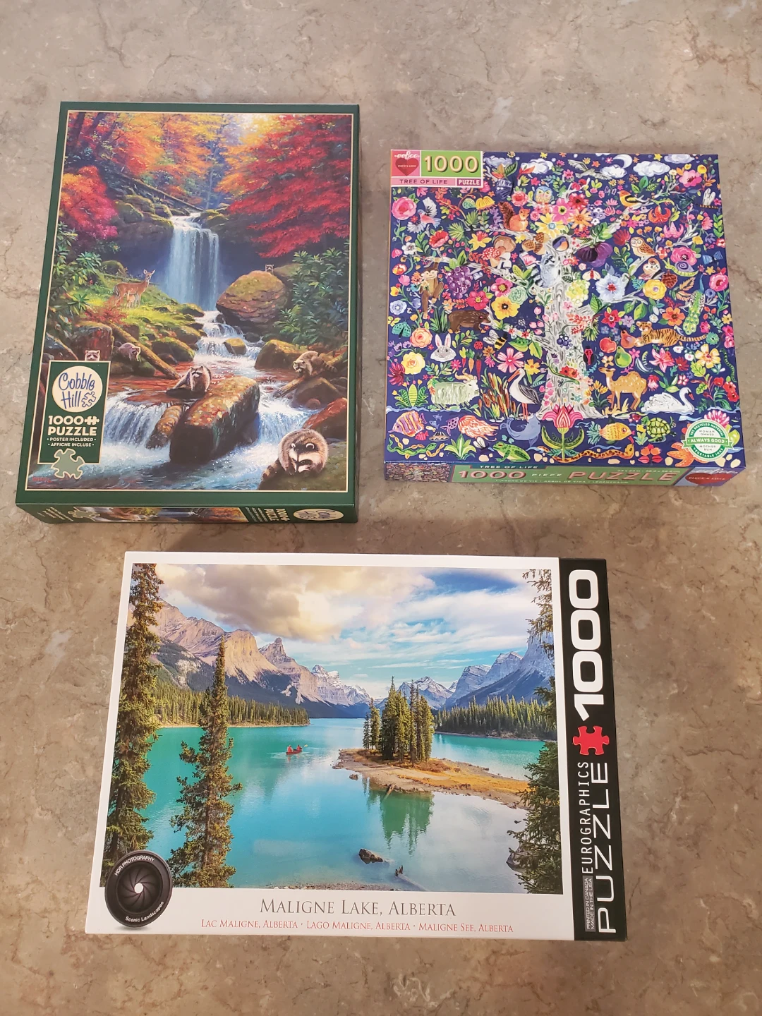 3 Puzzle Bundle: Cobble Hill, Eeboo, Eurographics 🏈