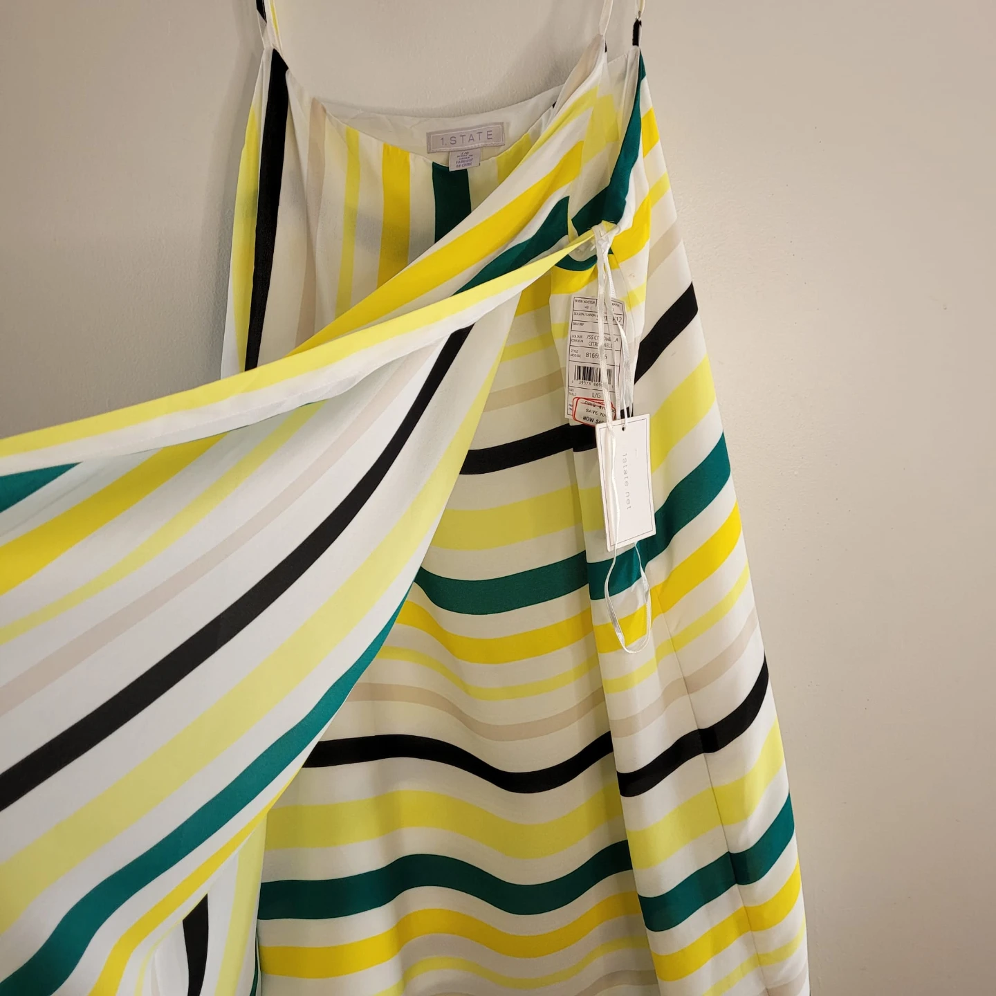 1.STATE Striped Dress, Large - photo 2