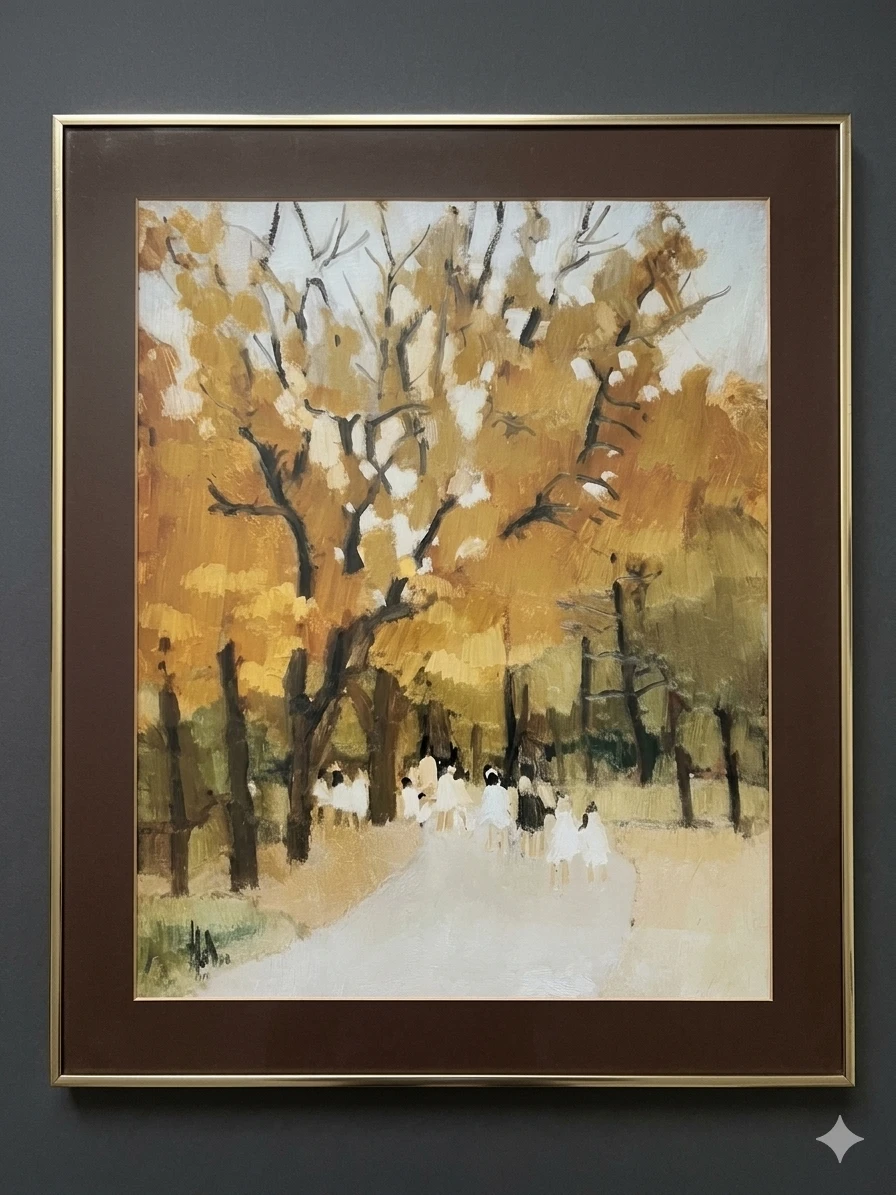 "Clase en el bosque" by Manuel Blas