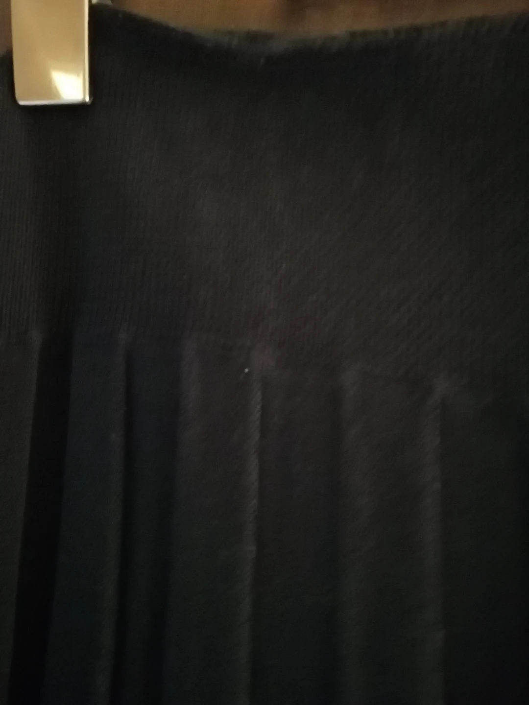 Navy Blue Pleated Long Skirt. (L/XL) - photo 3