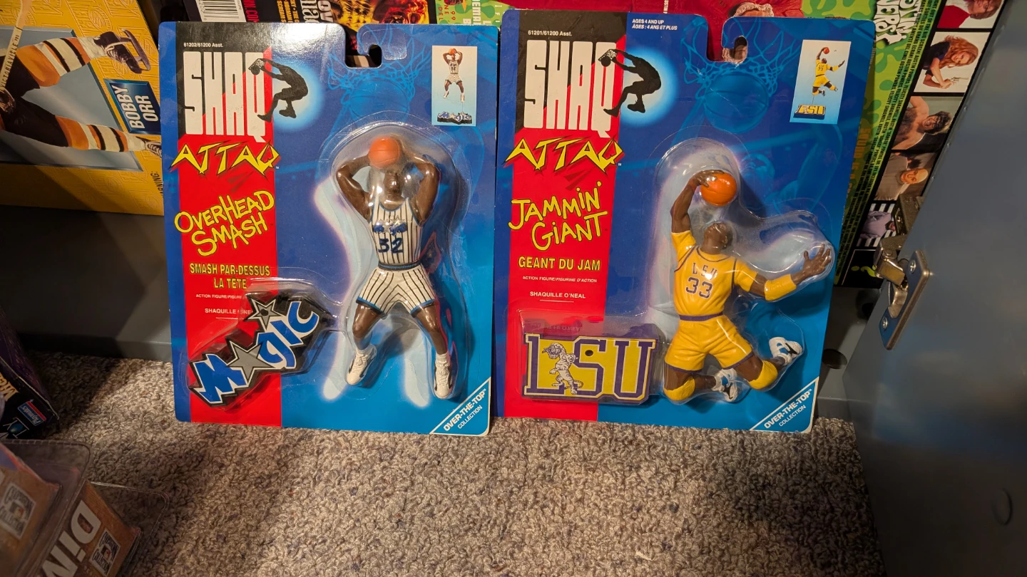 2 Shaq Attaq Action Figures