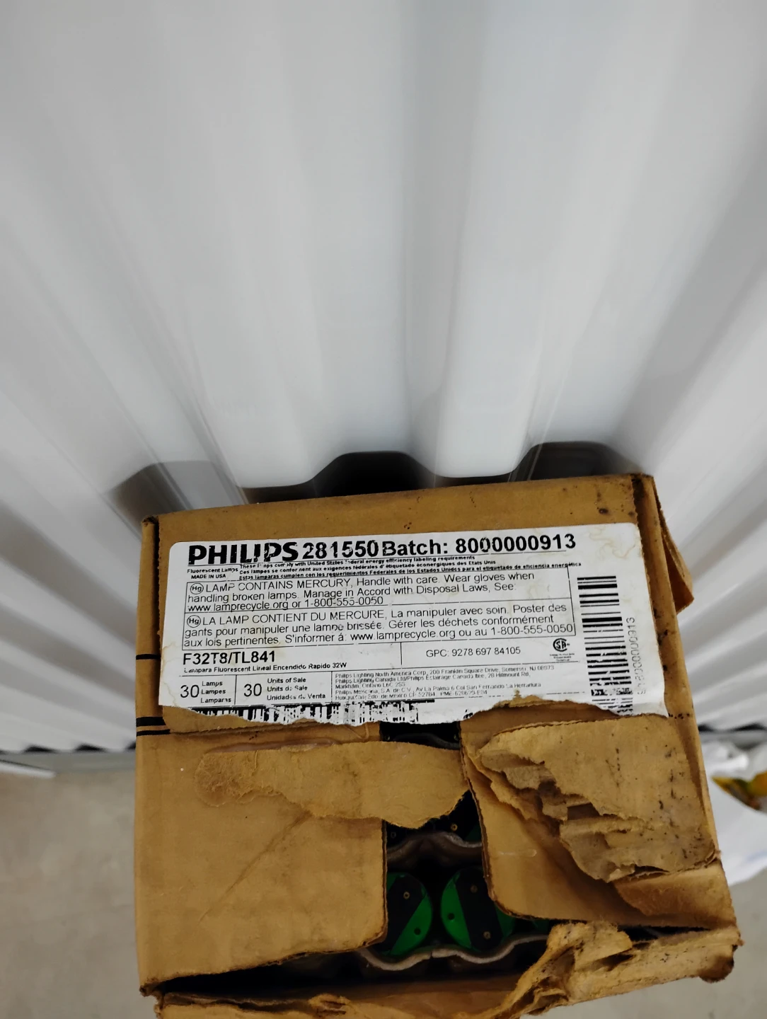 Philips F32T8/TL841 Fluorescent Lamps 30 Pack - photo 2