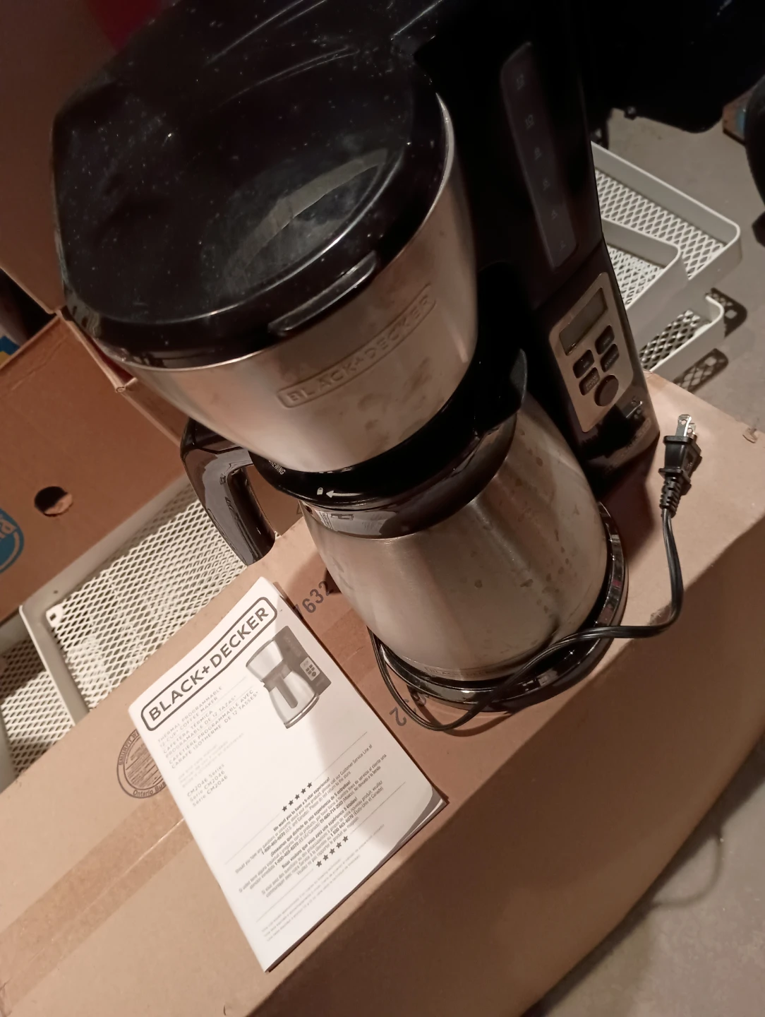 Black+Decker 12-Cup Thermal Coffee Maker