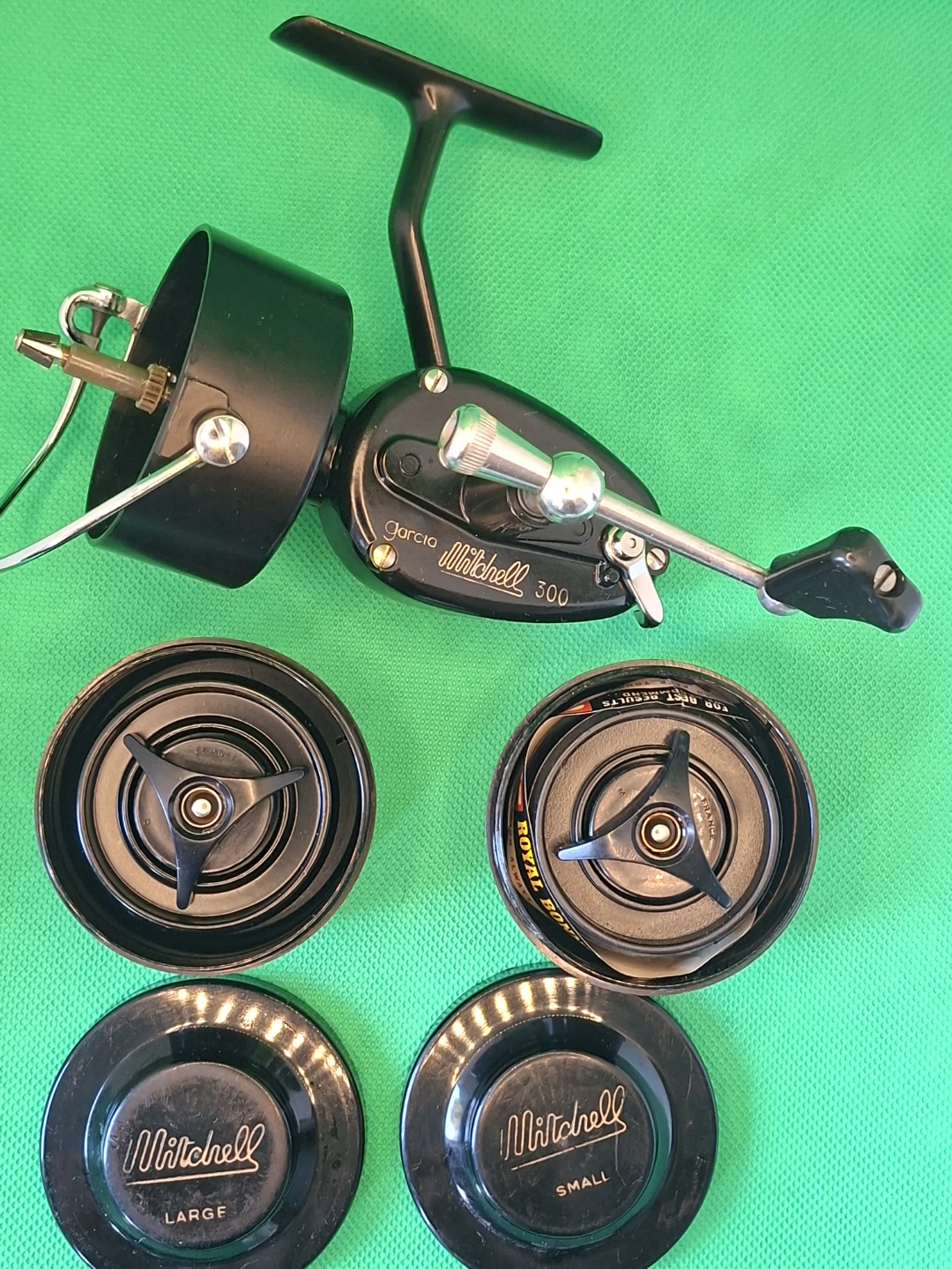 Vintage Garcia Mitchell 300 Reel Made in France 2 Spools& Cases
