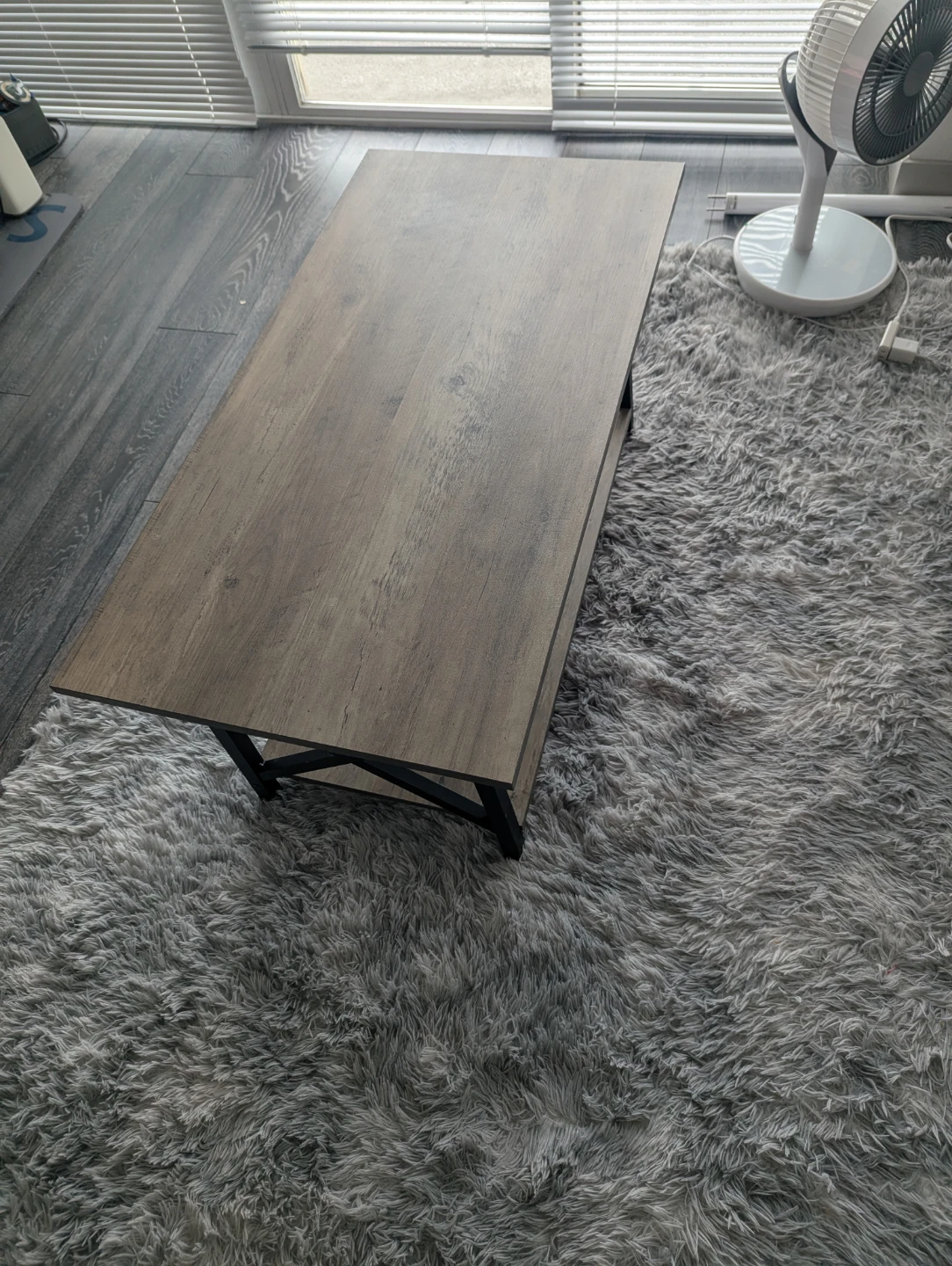Industrial Coffee Table with Lower Shelf - photo 5