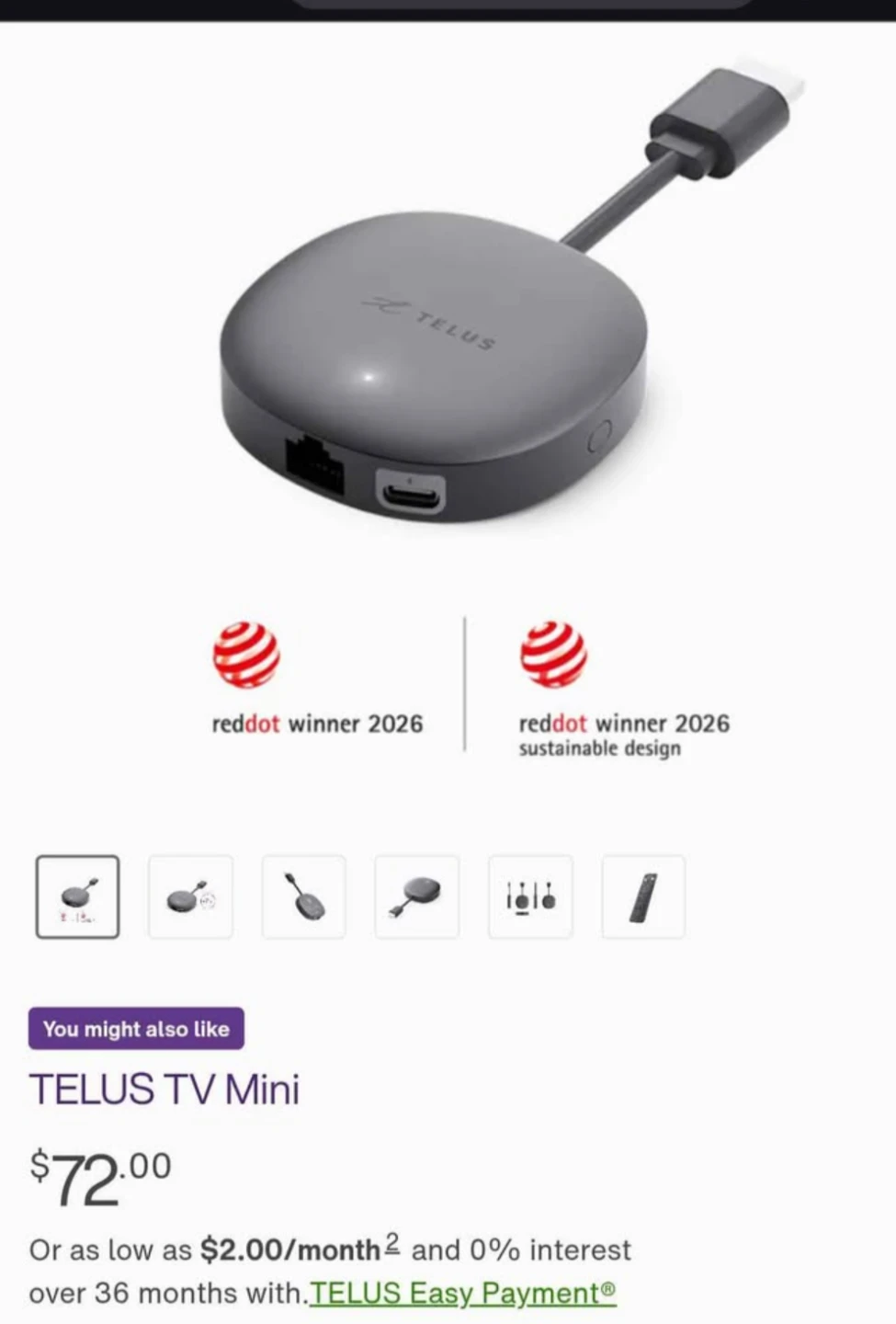 New Telus TV Min dongles