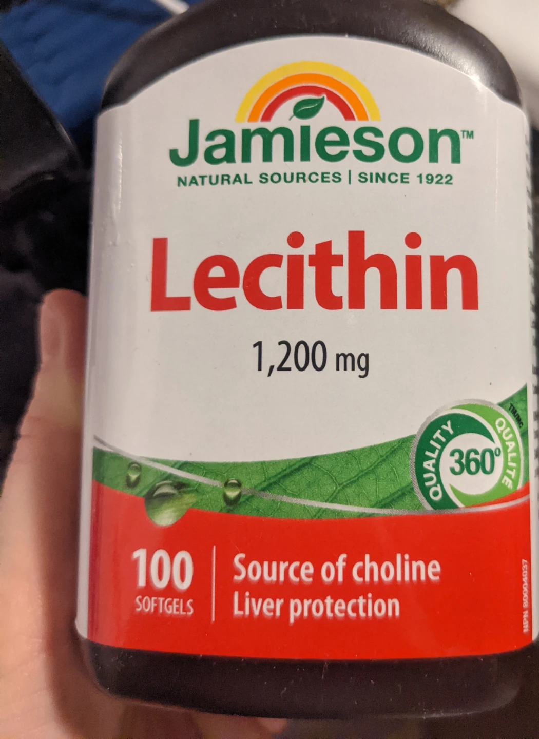 Jamieson Lecithin 1200mg 100 Softgels