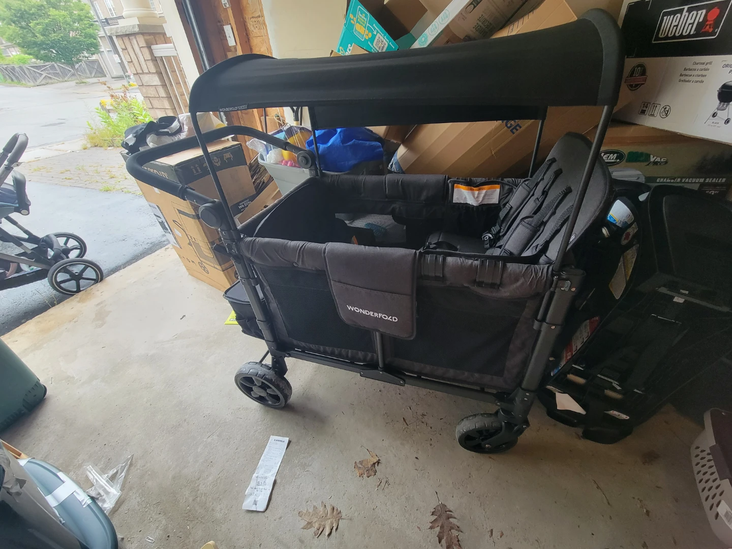 Wonderfold W4 Quad Stroller Wagon