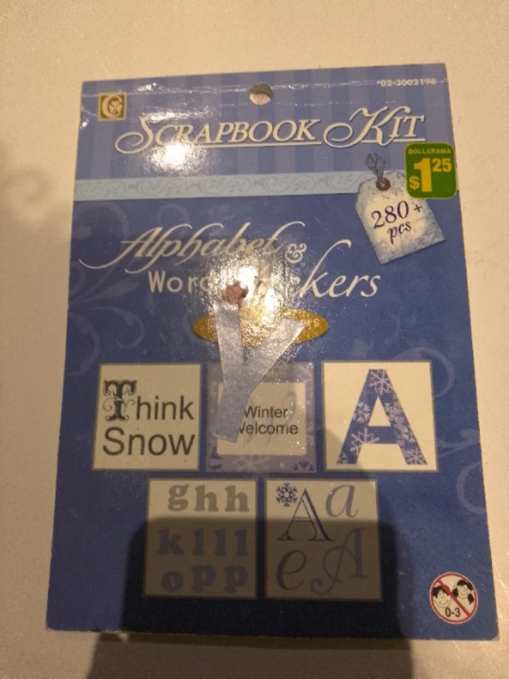 Scrapbook Kit Winter-themed Stickers 🏈