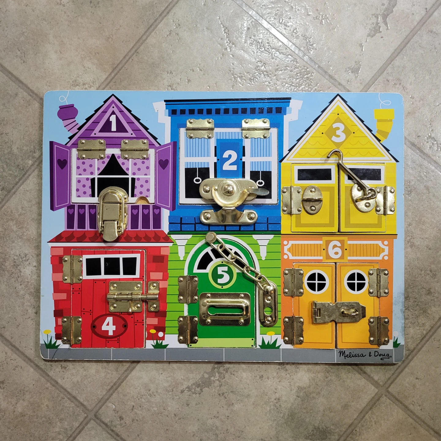 Melissa & Doug Latches Board 🏈