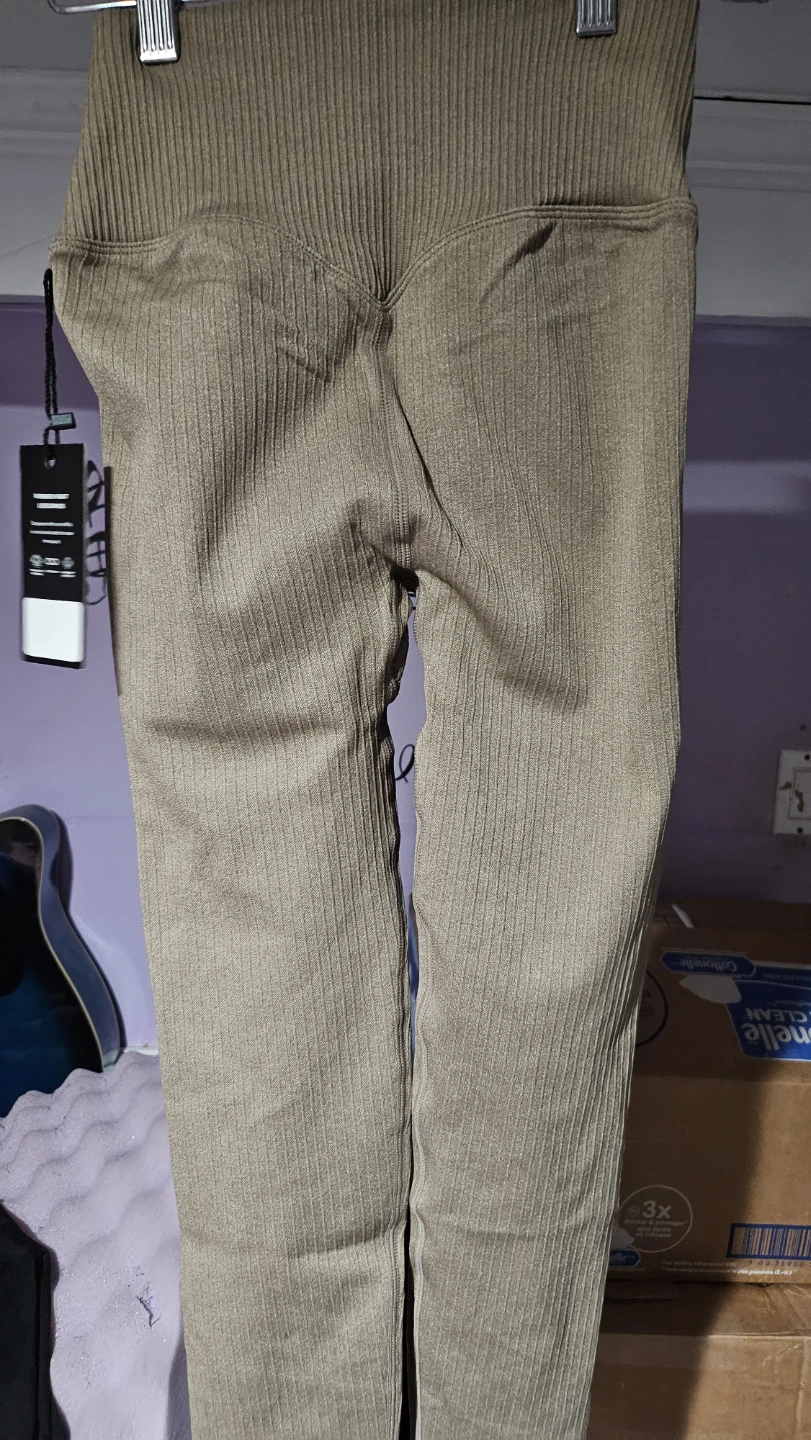 Lilias Active Ribbed Knit Leggings - photo 4