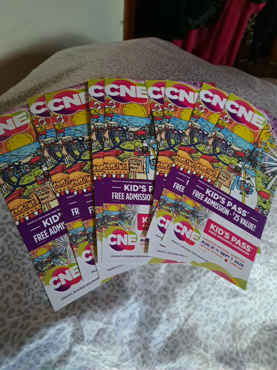 10 CNE Kid's Pass Free Admission Vouchers