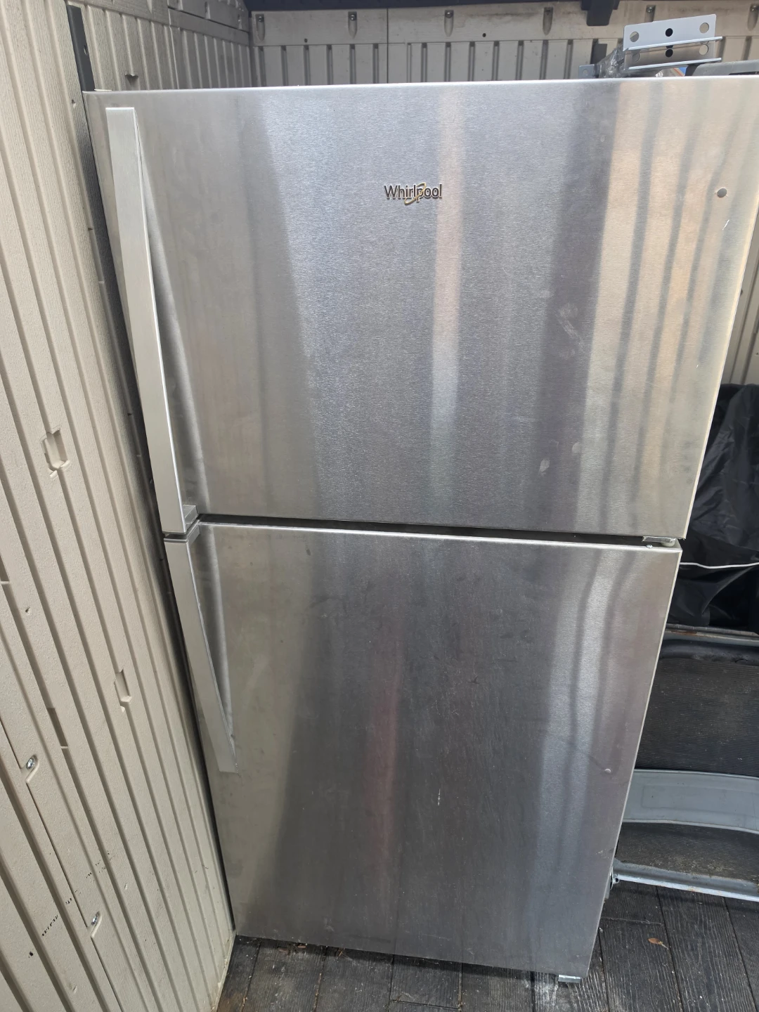 Whirlpool Stainless Steel Top-Freezer Refrigerator - photo 2
