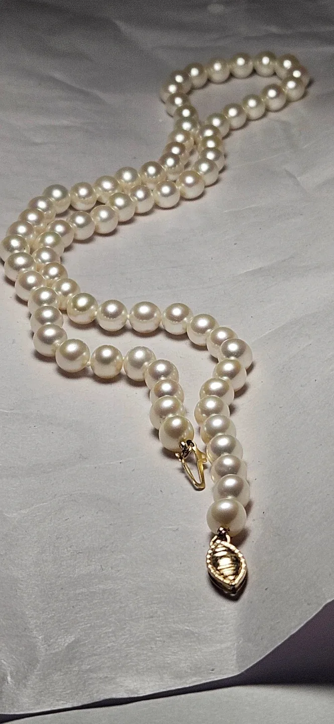 VINTAGE Helzberg Diamonds akoya pearl necklace - photo 2