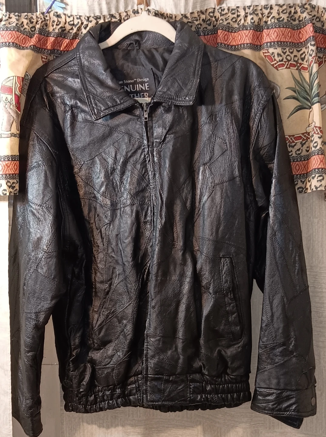 Vintage Giovanni Navarre Italian Stone Genuine Leather