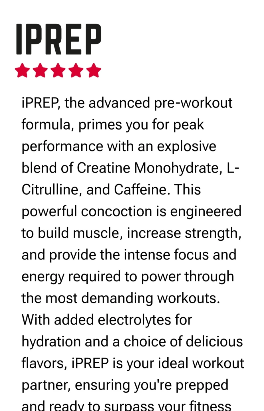 Perfect Sports IPREP Pre-Workout - Orange Gummy Bears - photo 4