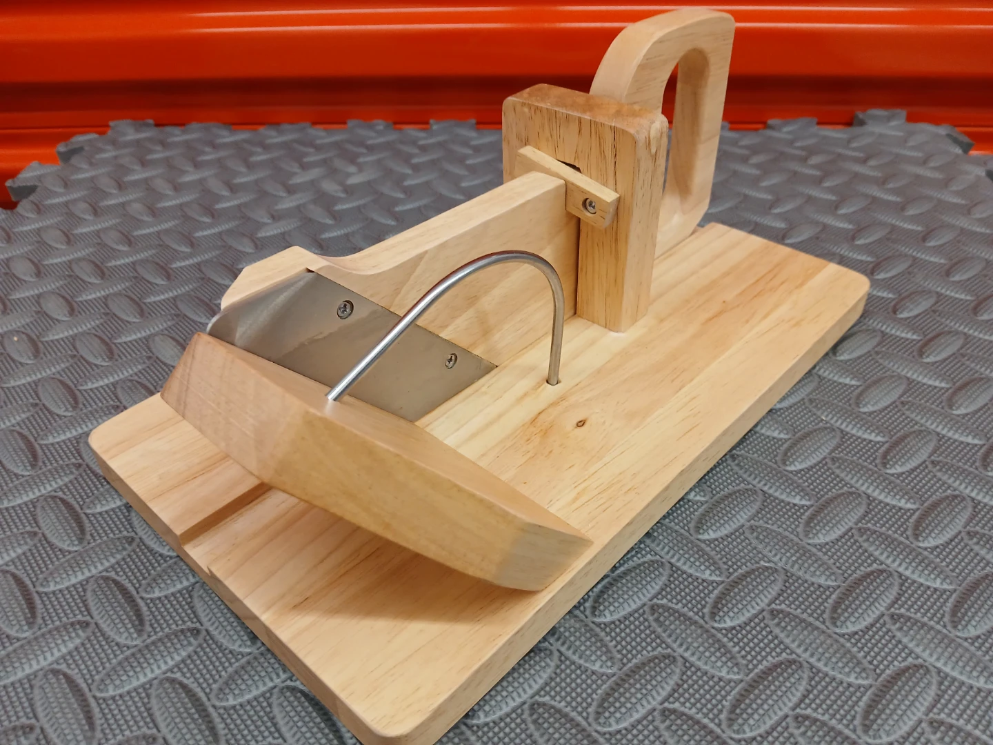 Wooden TOOL bread, sausage, vegetables Slicer stainless steel - photo 5