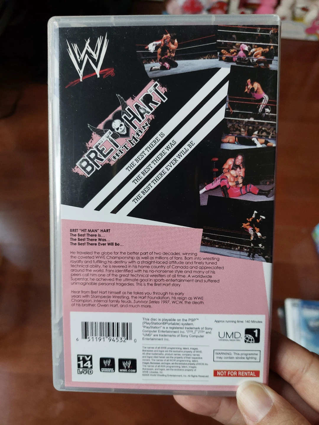 🏈 Bret Hart Hitman UMD Video for PSP - photo 2