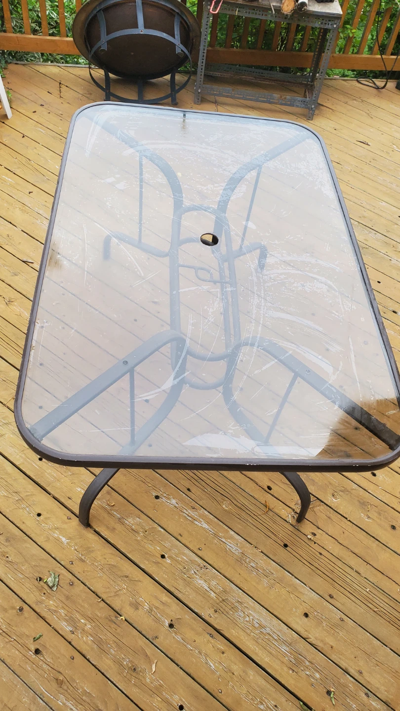 Outdoor Glass Patio Table - photo 3