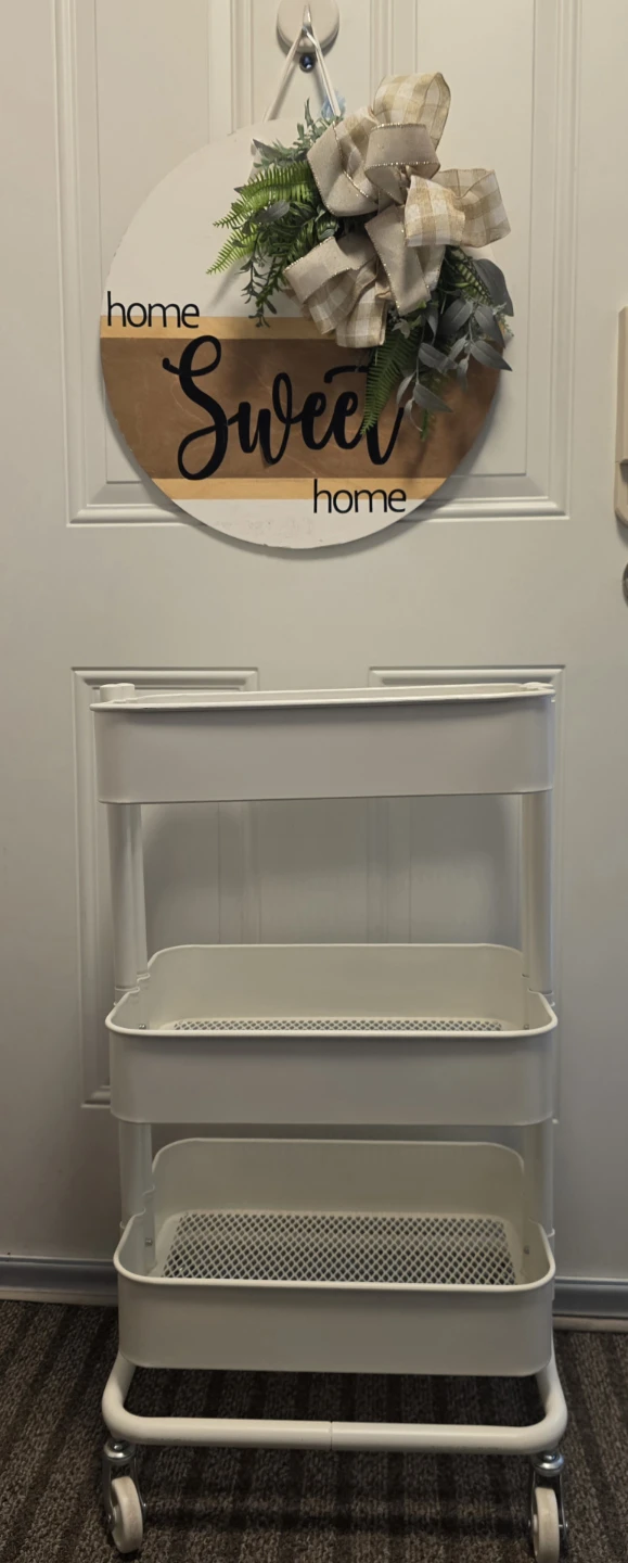 White storage cart - photo 2
