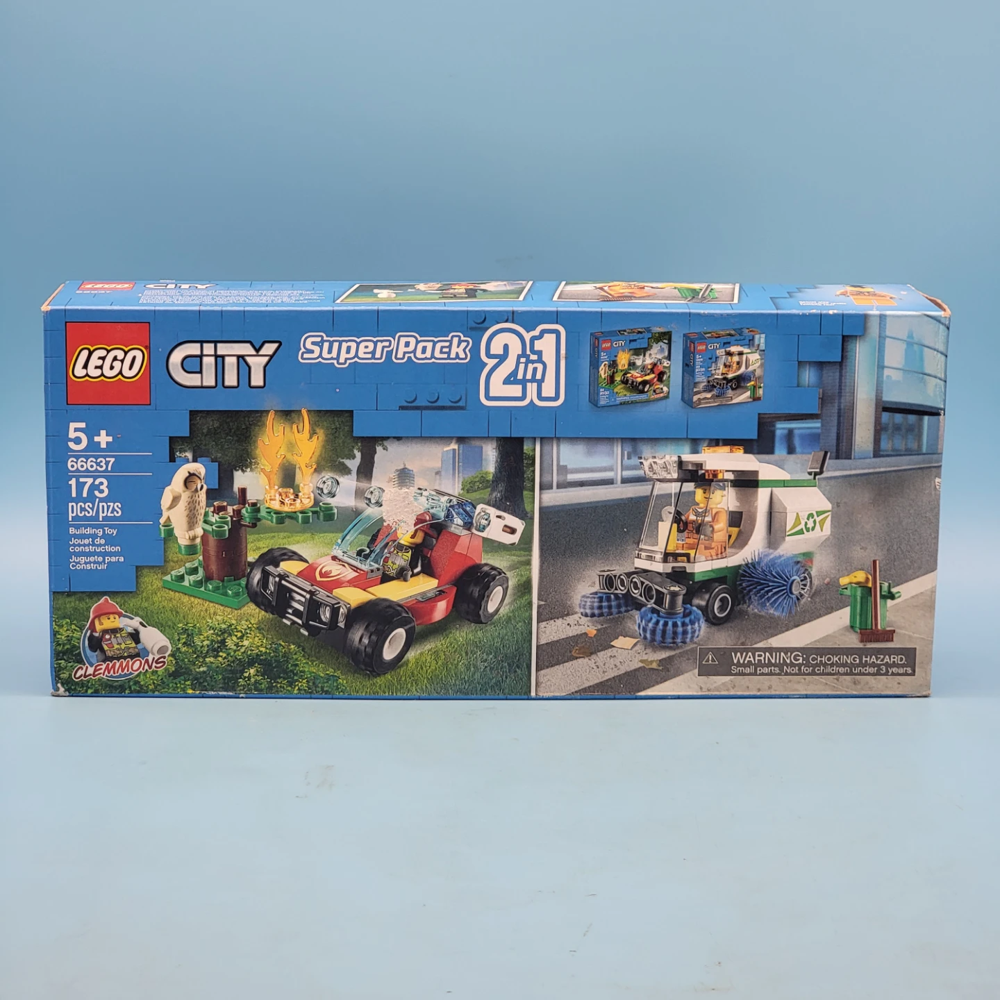 🥳BNIB🤩 Lego 66637 2-in-1 FOREST FIRE and STREET SWEEPER - photo 2