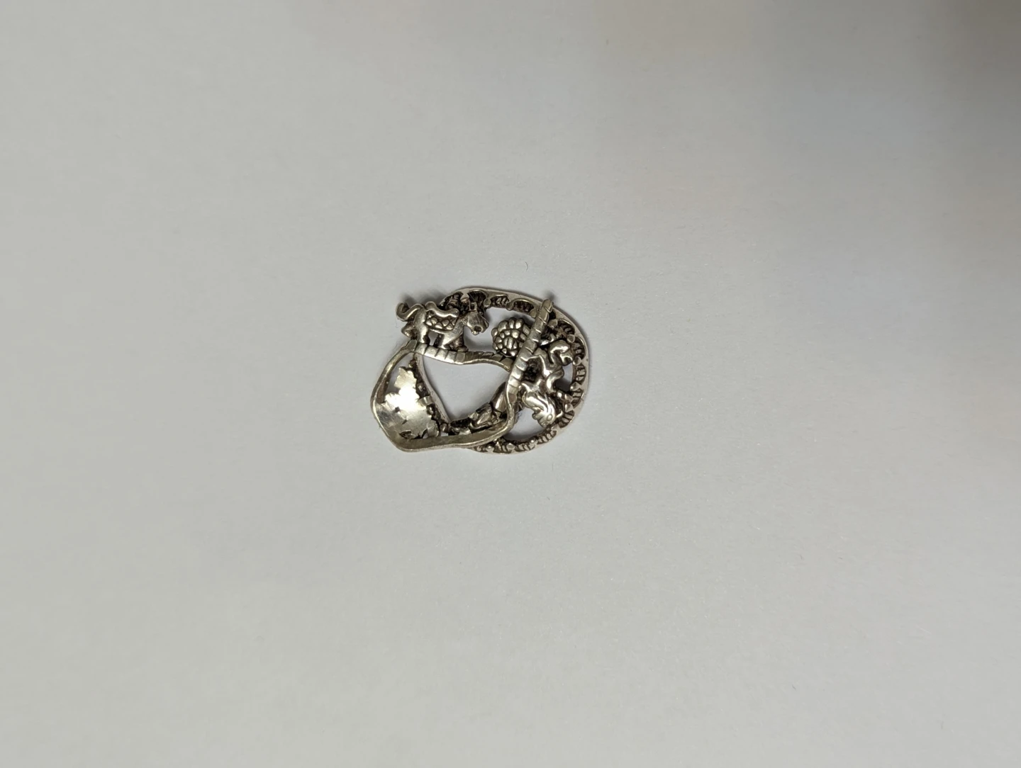Squashed Silver Ring