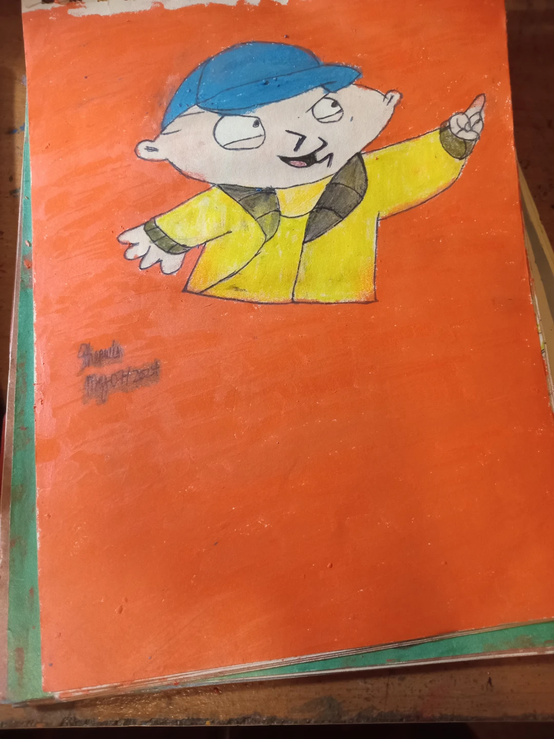 STEWIE GRIFFIN DRAWING BY CUSTOM ARTIST SHERWIN