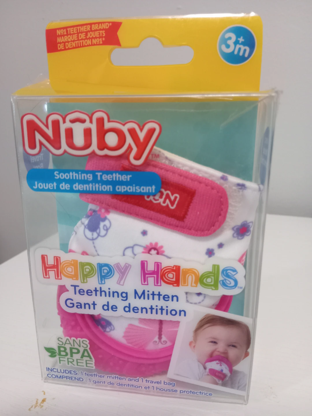 Nuby Happy Hands Teething Mitten