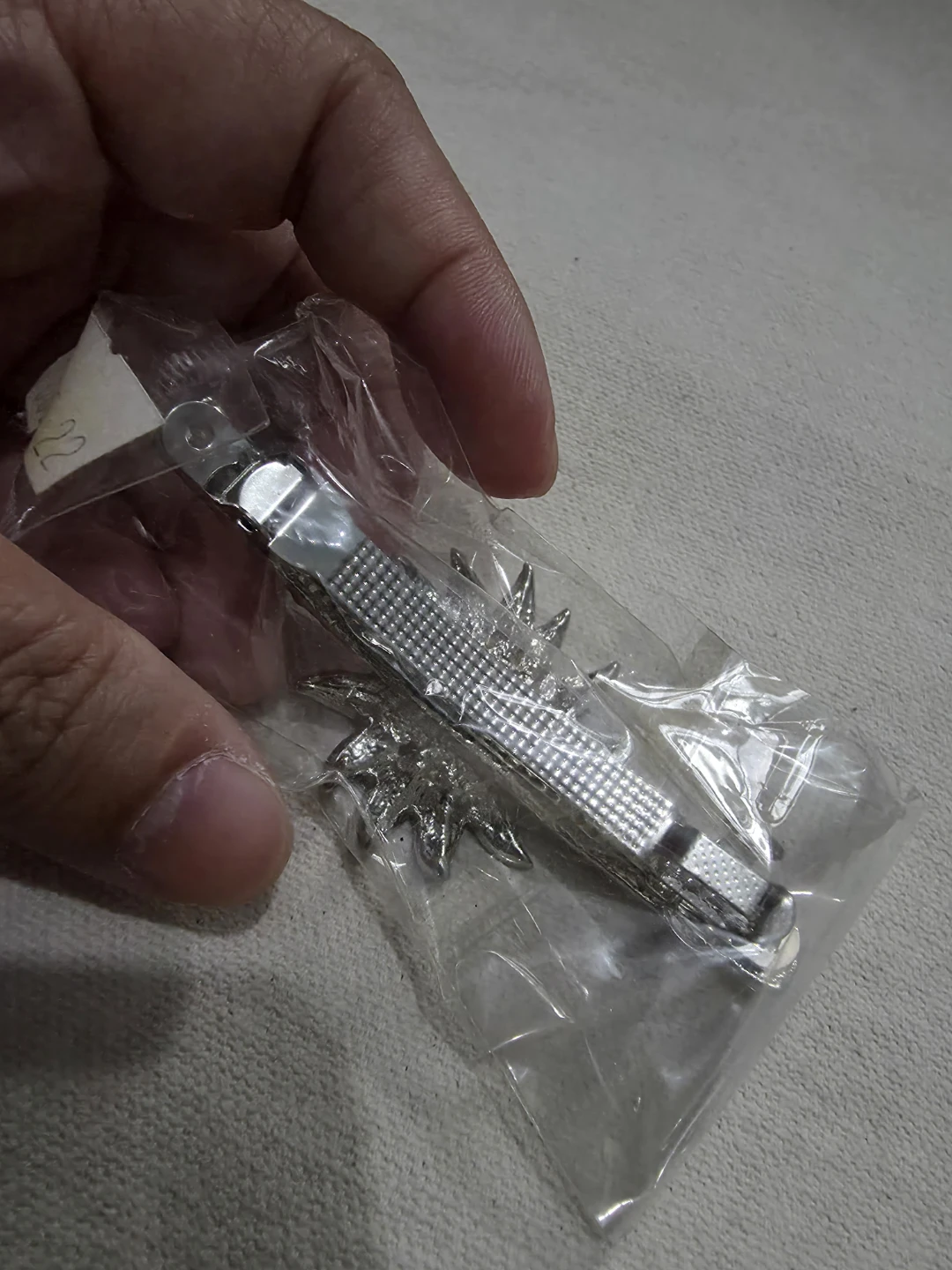 Silver Tone Crystal Rhinestone Hair Clip Yellow Flower 🏈 - photo 3
