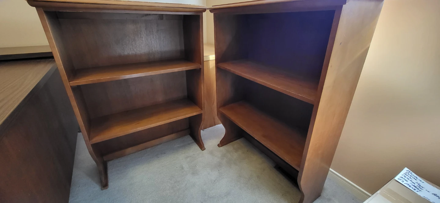 2 Bookcases - Ready for pickup