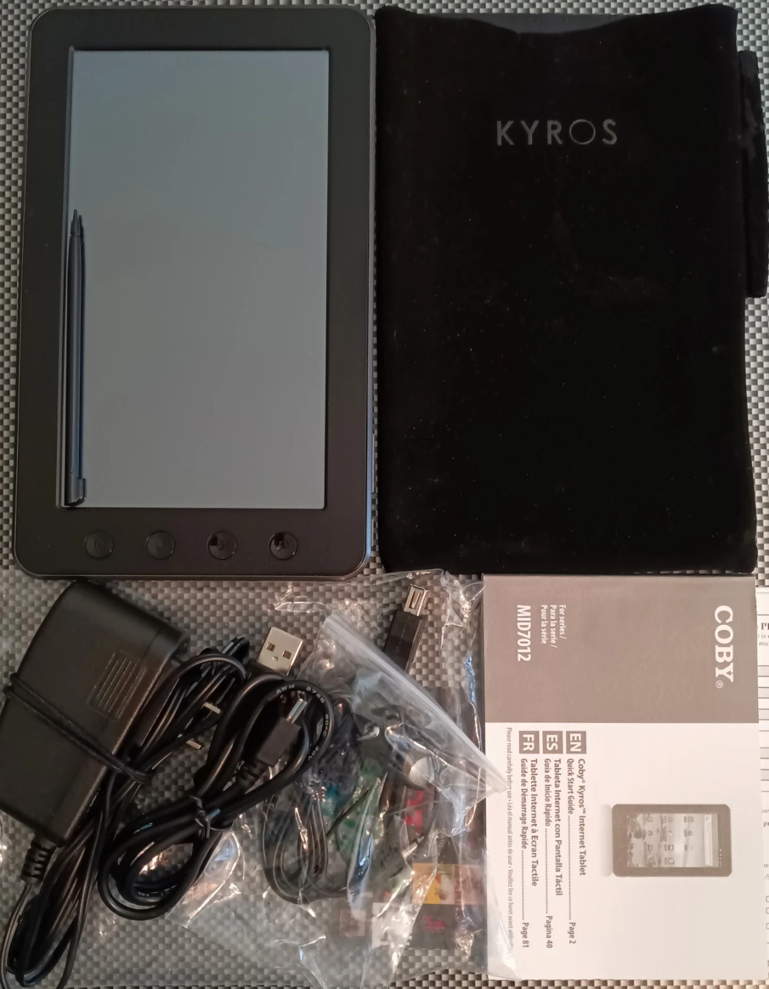 Coby Kyros 7" Touchscreen Tablet - photo 2