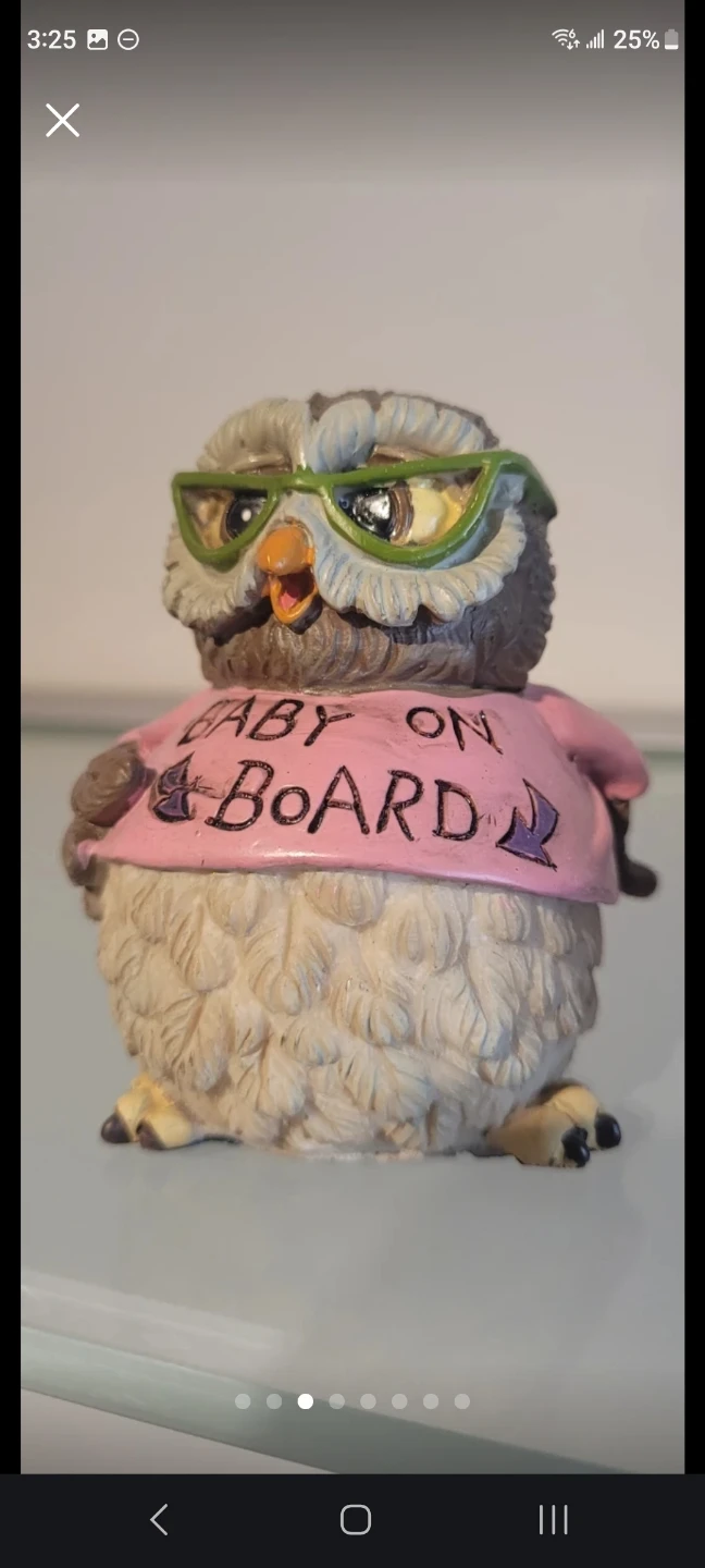 NEW Set of 5 Resin Owl Figurines - photo 3