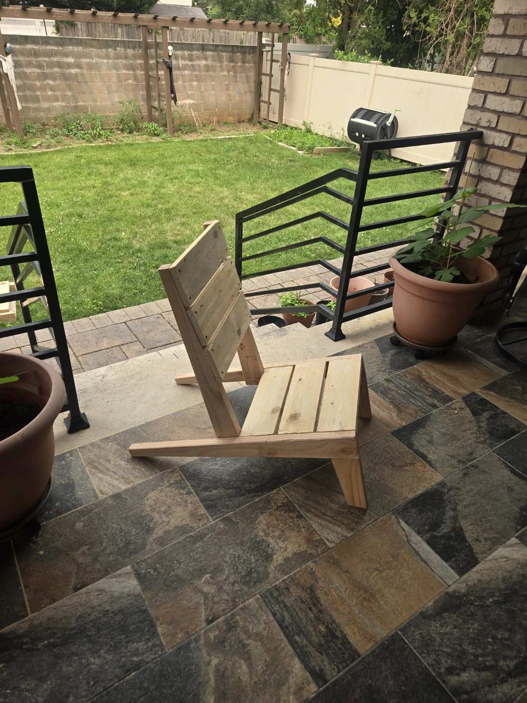 Handmade Wooden Outdoor Chair
