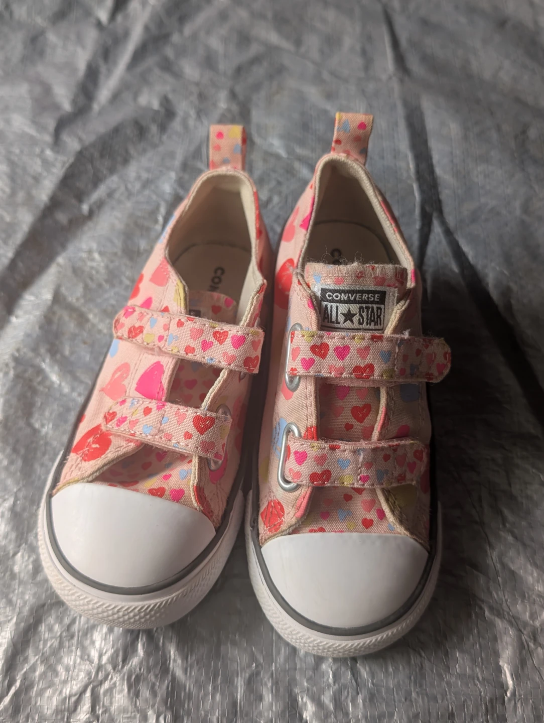 Converse Kids Shoes Pink Hearts Size 10 - photo 4