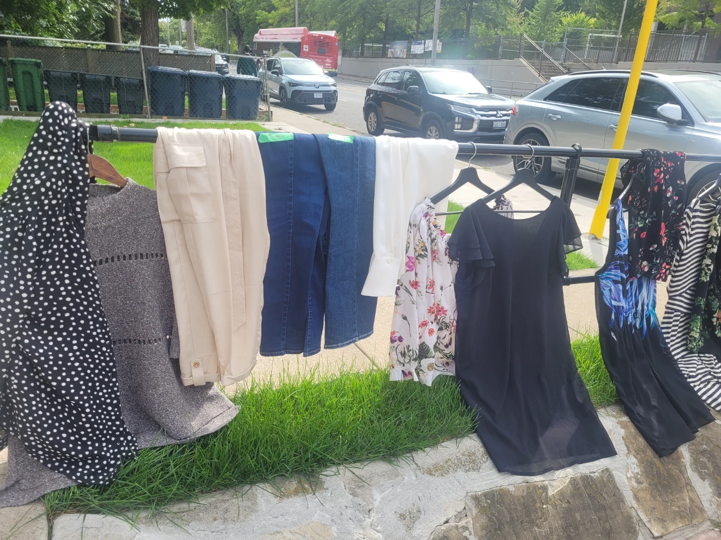 Assorted women's clothing