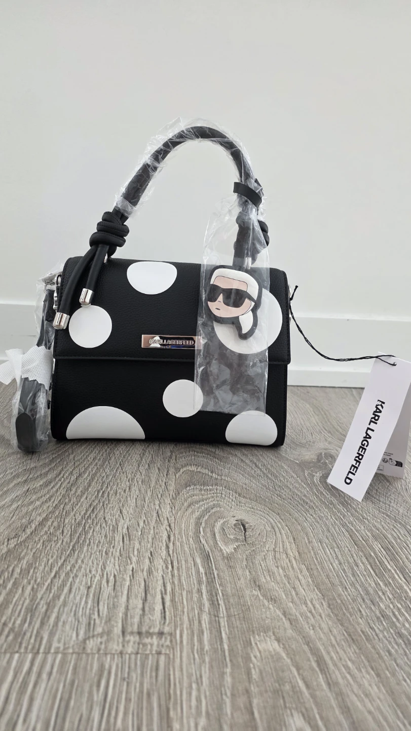Karl Lagerfeld Polka Dot Handbag