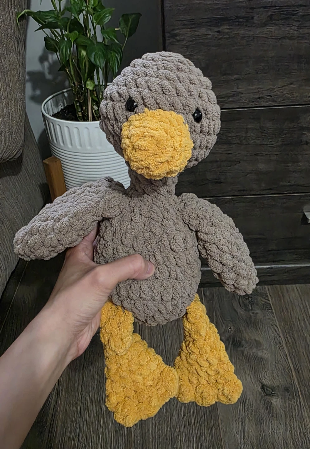 Hamdmade Crochet Amigurumi Goose Plushie