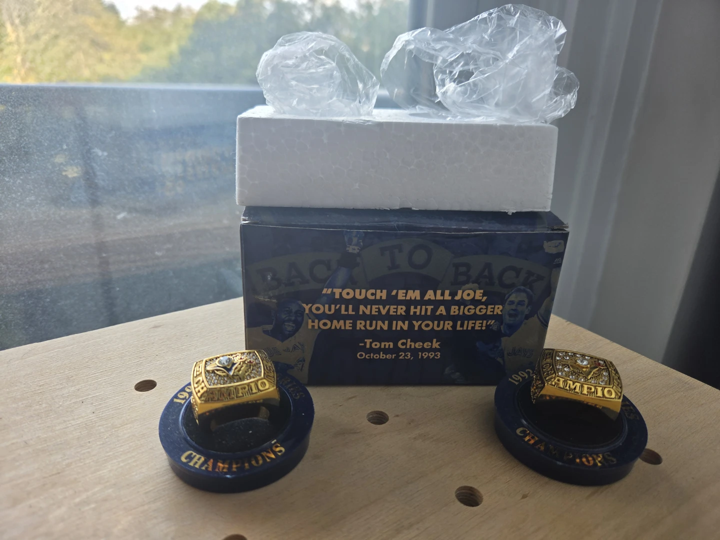Toronto blue jays  replica world series rings