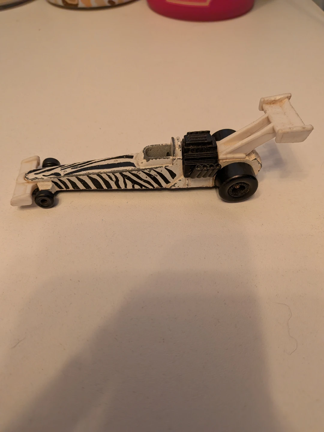 Vintage Hot Wheels Zebra Print Dragster