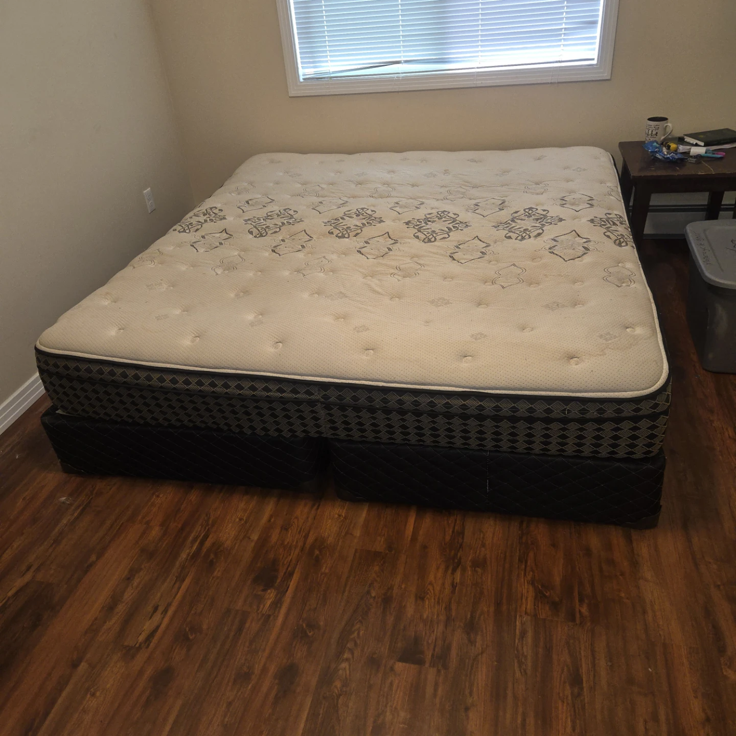 Used king sized Mattress with Box Springs