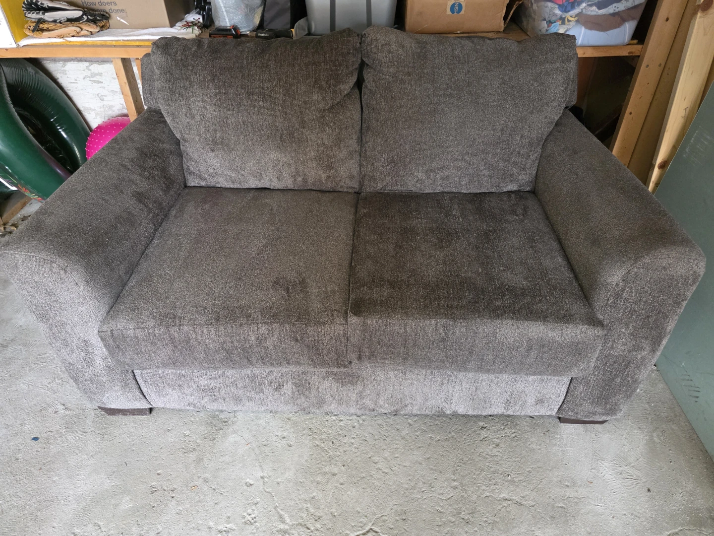 Gray Loveseat