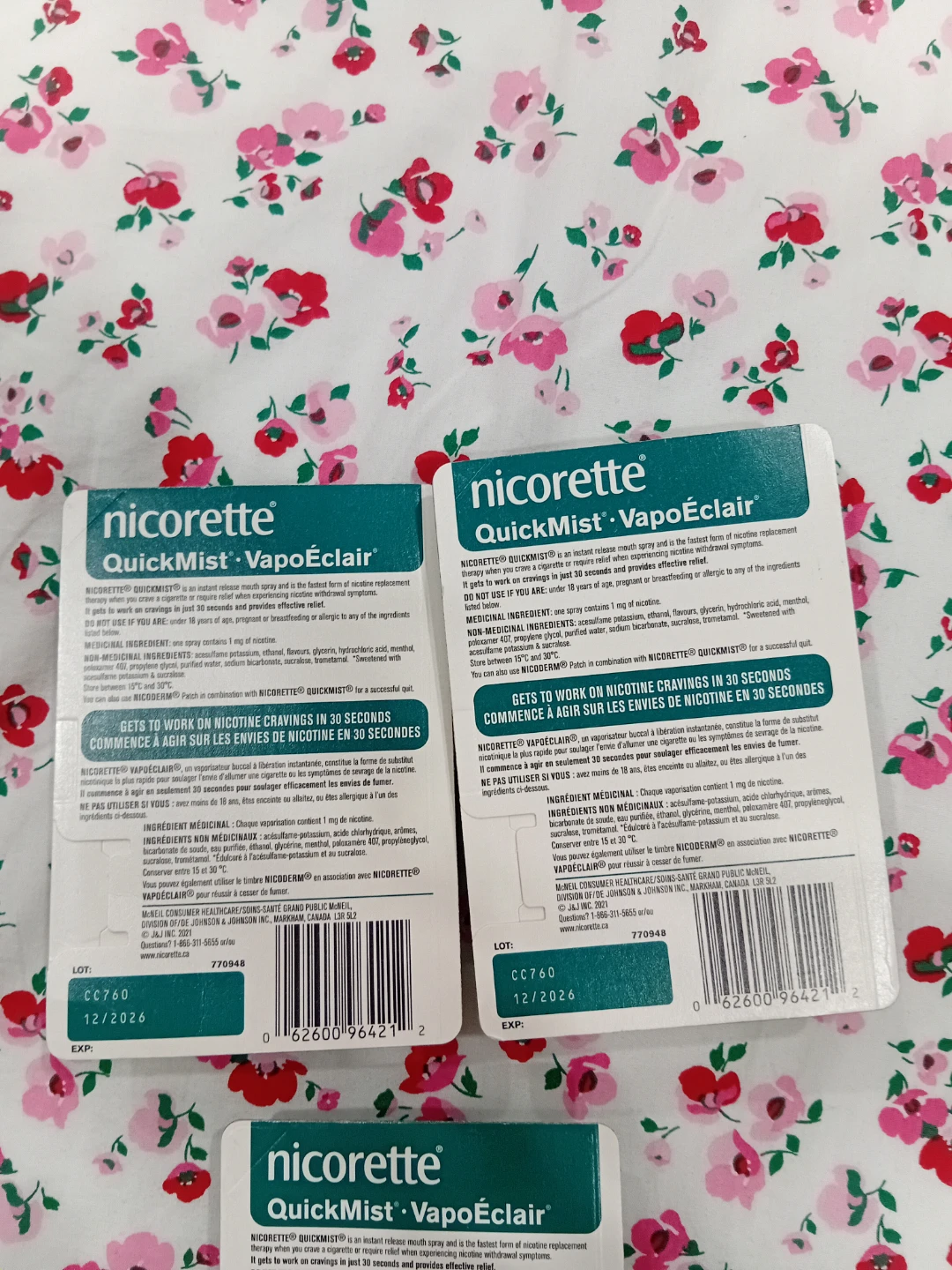 3 Vaporisateurs Nicorette QuickMist - photo 3