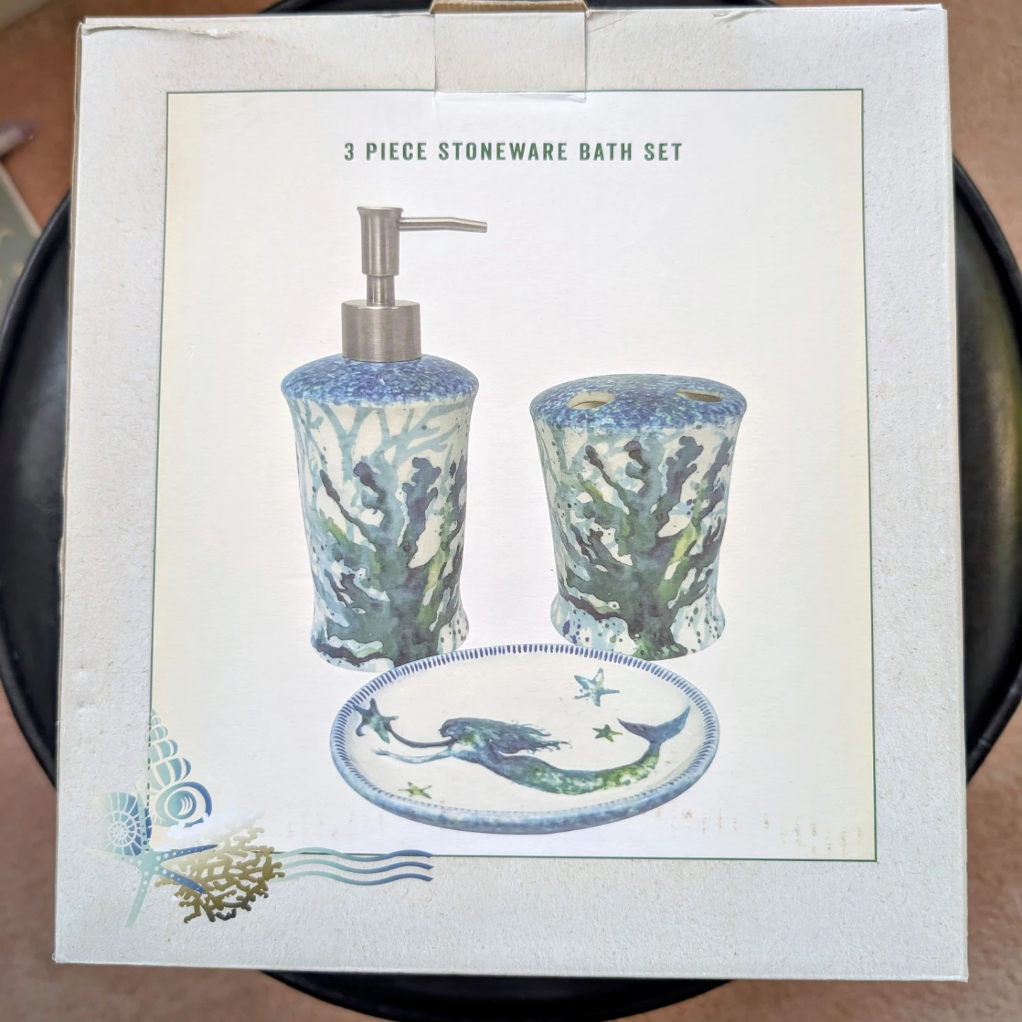 Cracker Barrel's 3 piece stoneware bath set