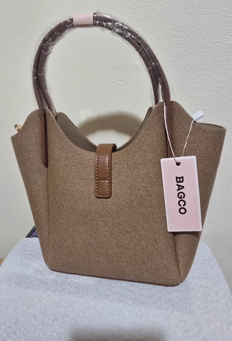 BAGCO Structured Medium Satchel Bag with Crossbody Strap - photo 2