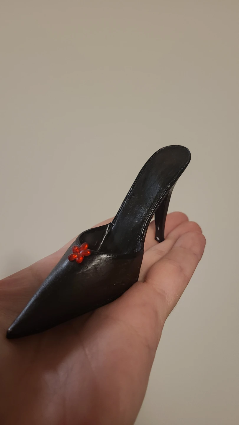 Decorative Mini Black High Heel
