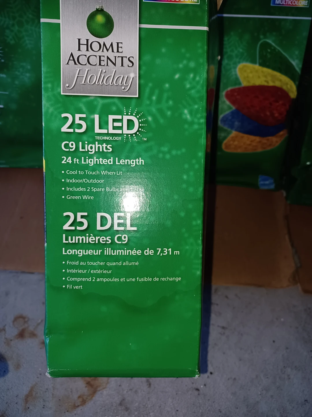 Home Accents Holiday 25 LED C9 Multi-Colour Lights - photo 5